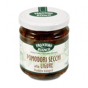 Pomodori secchi alla ligure bio vasetto da 190gr